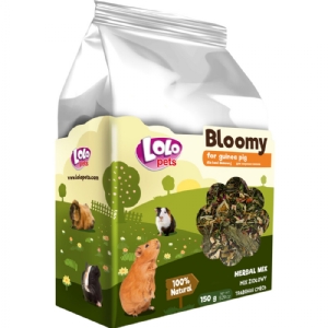 150 gr Lolo Bloomy Snack urteblanding til marsvin