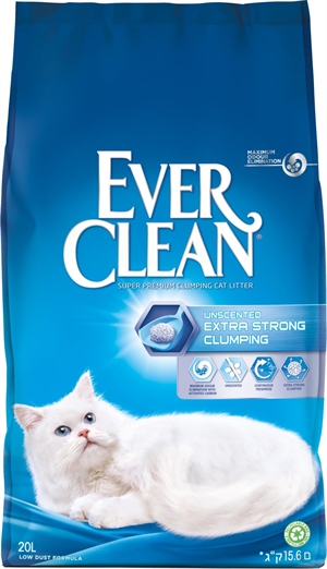 Ever Clean kattegrus Extra Strength Unscented  20 L